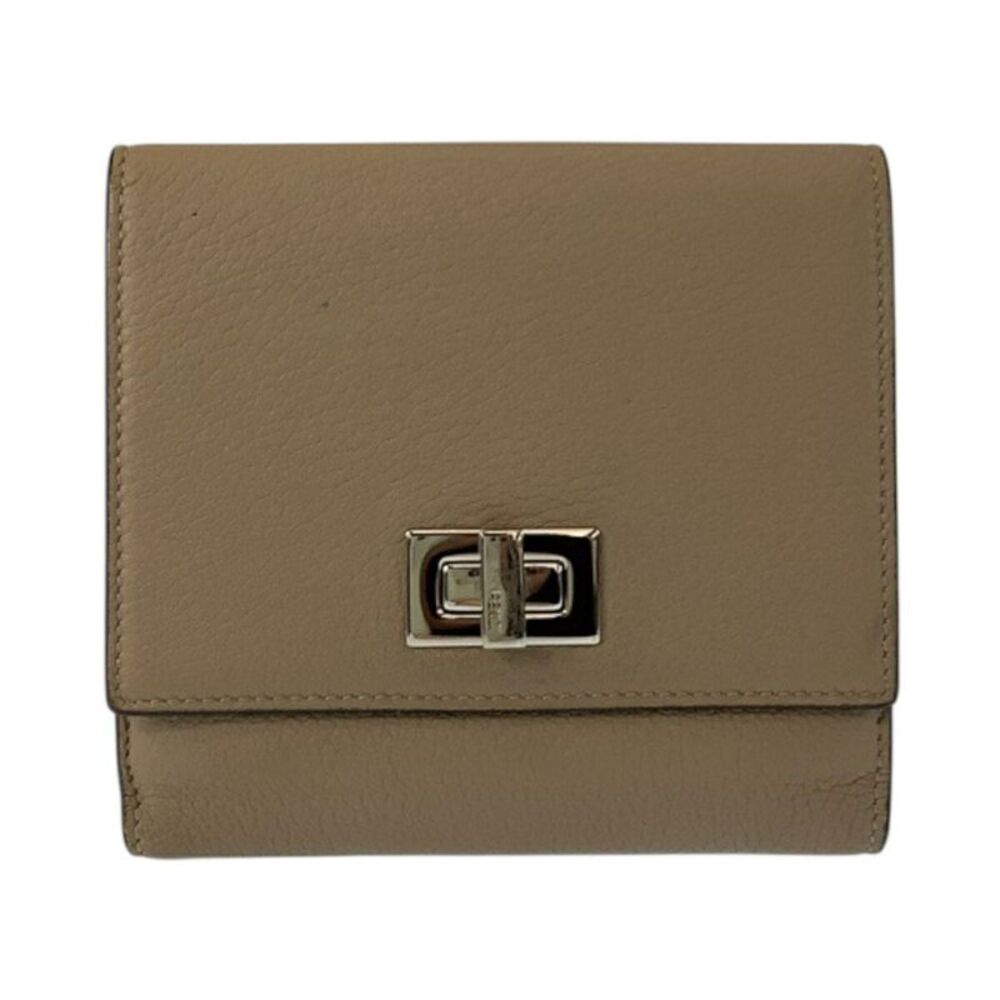 Fendi Peekaboo Selleria Leather Wallet